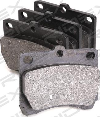 RIDEX 402B1012 - Brake Pad Set, disc brake autospares.lv