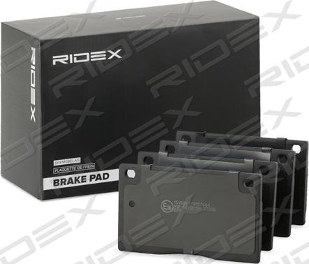 RIDEX 402B1017 - Brake Pad Set, disc brake autospares.lv