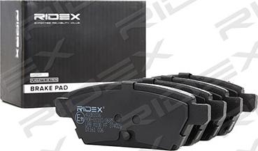 RIDEX 402B1036 - Brake Pad Set, disc brake autospares.lv