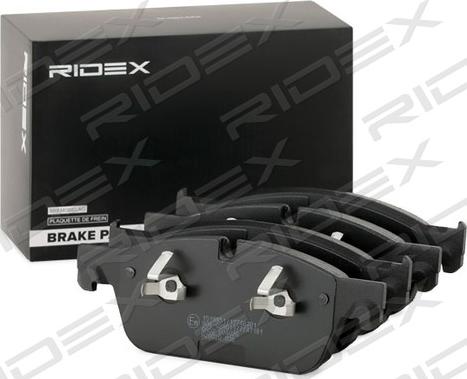 RIDEX 402B1132 - Brake Pad Set, disc brake autospares.lv