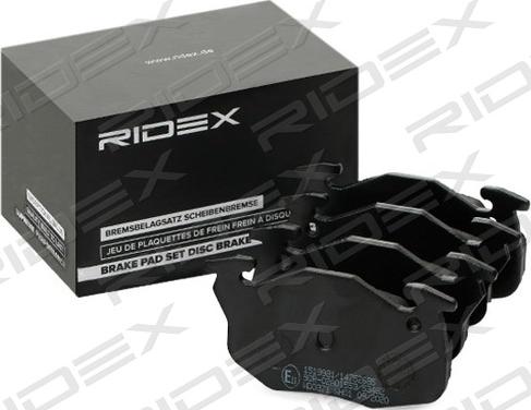 RIDEX 402B1359 - Brake Pad Set, disc brake autospares.lv