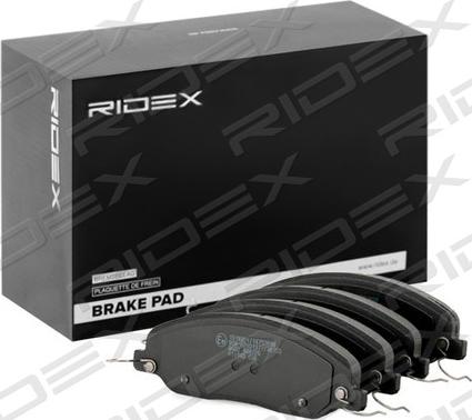 RIDEX 402B1363 - Brake Pad Set, disc brake autospares.lv