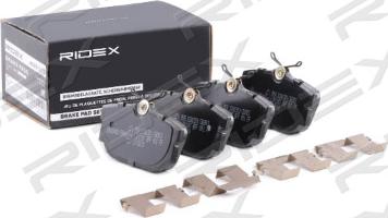 RIDEX 402B1313 - Brake Pad Set, disc brake autospares.lv