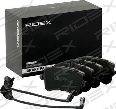 RIDEX 402B1331 - Brake Pad Set, disc brake autospares.lv