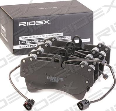 RIDEX 402B1324 - Brake Pad Set, disc brake autospares.lv