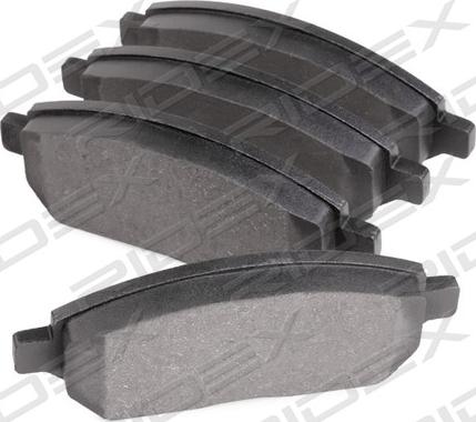 RIDEX 402B1288 - Brake Pad Set, disc brake autospares.lv