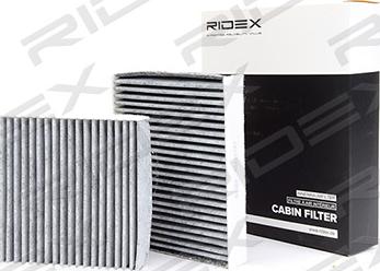 RIDEX 424I0197 - Filter, interior air autospares.lv