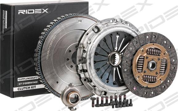 RIDEX 479C0160 - Clutch Kit autospares.lv