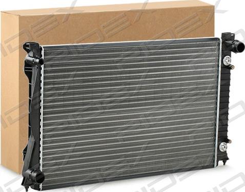 RIDEX 470R0436 - Radiator, engine cooling autospares.lv