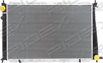 RIDEX 470R0092 - Radiator, engine cooling autospares.lv