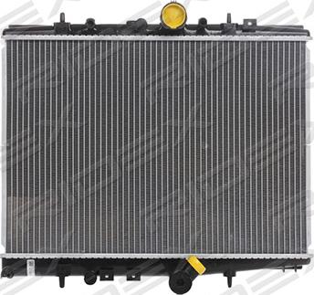 RIDEX 470R0111 - Radiator, engine cooling autospares.lv