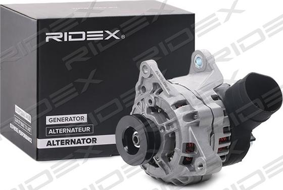 RIDEX 4G0998 - Alternator autospares.lv