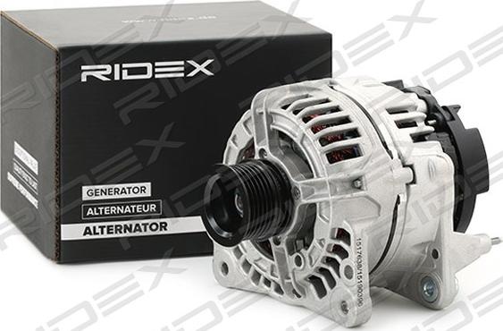 RIDEX 4G0494 - Alternator autospares.lv