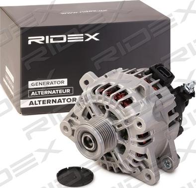 RIDEX 4G0607 - Alternator autospares.lv