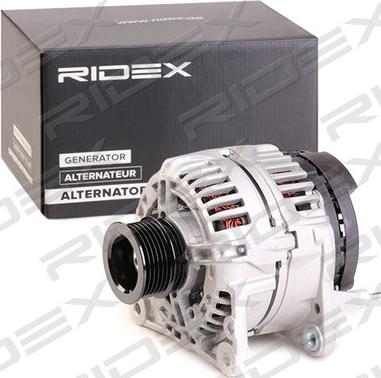 RIDEX 4G0163 - Alternator autospares.lv
