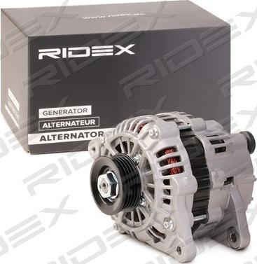 RIDEX 4G0100 - Alternator autospares.lv