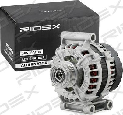 RIDEX 4G0349 - Alternator autospares.lv