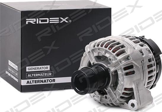 RIDEX 4G0345 - Alternator autospares.lv