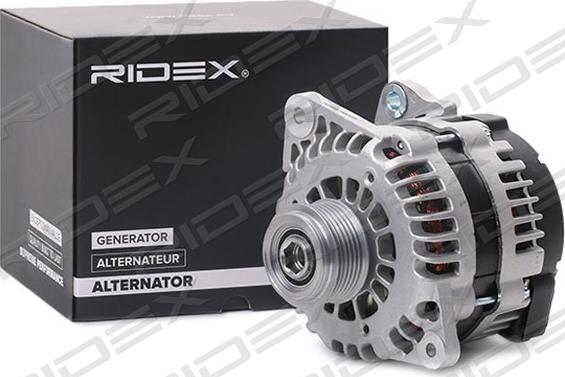 RIDEX 4G0312 - Alternator autospares.lv