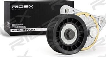 RIDEX 540T0004 - Pulley, v-ribbed belt autospares.lv