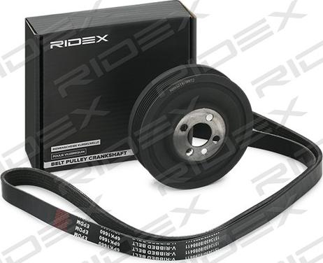 RIDEX 542R0662 - V-Ribbed Belt Set autospares.lv