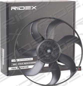 RIDEX 508R0097 - Fan, radiator autospares.lv