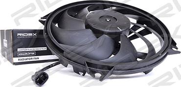 RIDEX 508R0006 - Fan, radiator autospares.lv