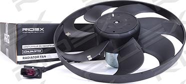 RIDEX 508R0002 - Fan, radiator autospares.lv