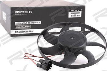 RIDEX 508R0014 - Fan, radiator autospares.lv