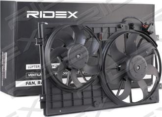 RIDEX 508R0027 - Fan, radiator autospares.lv