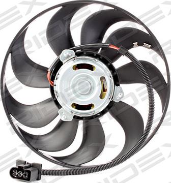 RIDEX 508R0075 - Fan, radiator autospares.lv