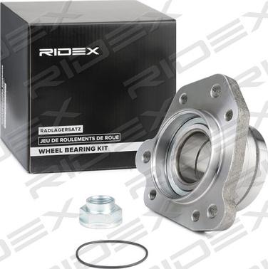 RIDEX 654W0970 - Wheel hub, bearing Kit autospares.lv