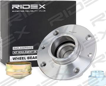 RIDEX 654W0455 - Wheel hub, bearing Kit autospares.lv