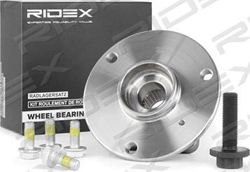 RIDEX 654W0407 - Wheel hub, bearing Kit autospares.lv