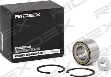 RIDEX 654W0481 - Wheel hub, bearing Kit autospares.lv