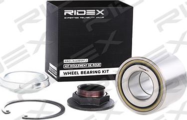 RIDEX 654W0427 - Wheel hub, bearing Kit autospares.lv