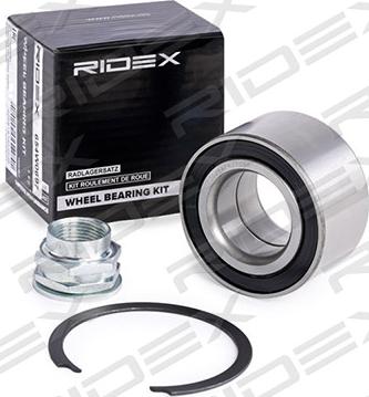 RIDEX 654W0697 - Wheel hub, bearing Kit autospares.lv