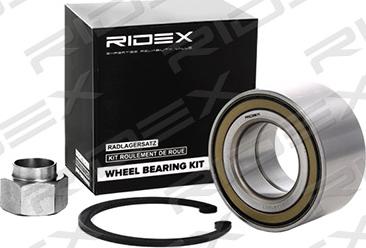 RIDEX 654W0603 - Wheel hub, bearing Kit autospares.lv