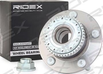 RIDEX 654W0621 - Wheel hub, bearing Kit autospares.lv