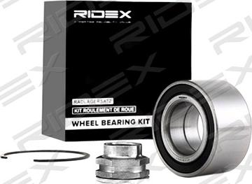 RIDEX 654W0097 - Wheel hub, bearing Kit autospares.lv