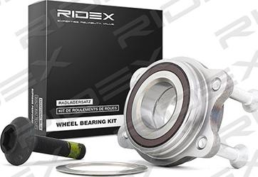 RIDEX 654W0051 - Wheel hub, bearing Kit autospares.lv