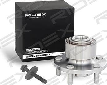 RIDEX 654W0066 - Wheel hub, bearing Kit autospares.lv