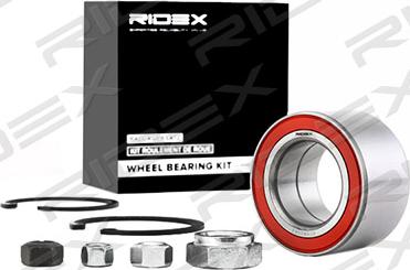 RIDEX 654W0062 - Wheel hub, bearing Kit autospares.lv