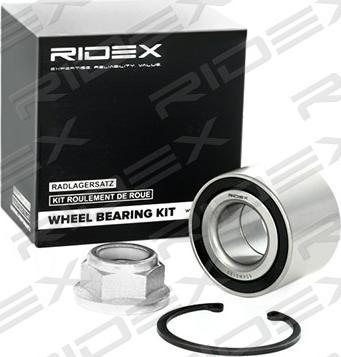 RIDEX 654W0003 - Wheel hub, bearing Kit autospares.lv