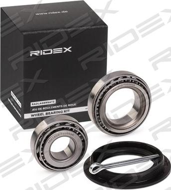 RIDEX 654W0021 - Wheel hub, bearing Kit autospares.lv