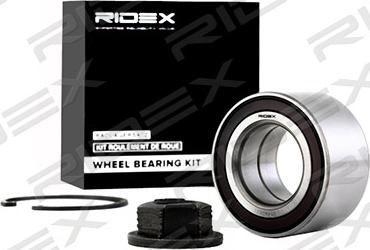 RIDEX 654W0027 - Wheel hub, bearing Kit autospares.lv