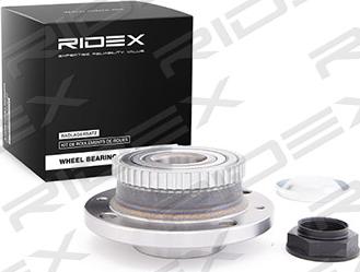 RIDEX 654W0072 - Wheel hub, bearing Kit autospares.lv