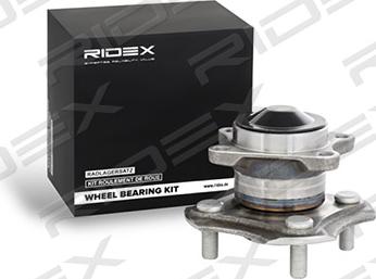 RIDEX 654W0196 - Wheel hub, bearing Kit autospares.lv