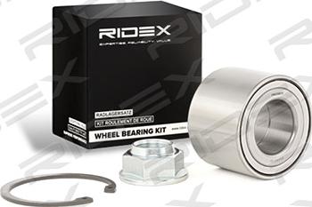 RIDEX 654W0191 - Wheel hub, bearing Kit autospares.lv