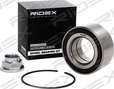 RIDEX 654W0156 - Wheel hub, bearing Kit autospares.lv